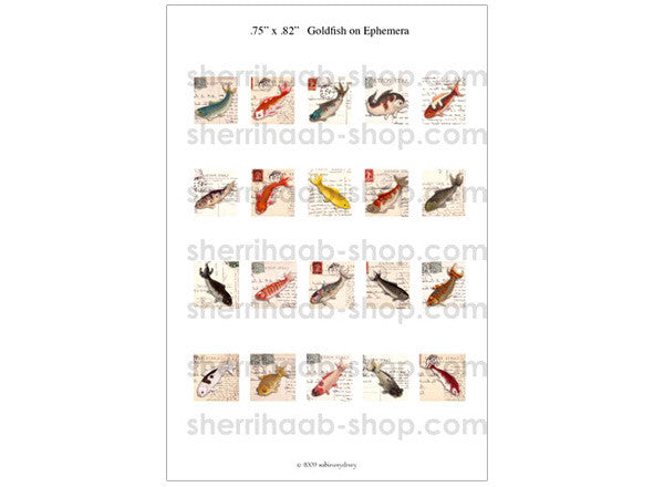 ITS Collection Sheet - Goldfish on Ephemera