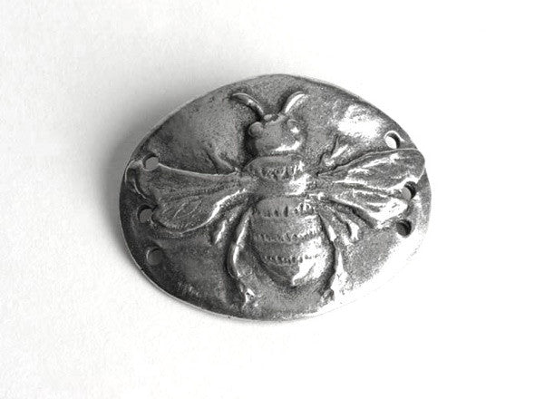 Pewter Bee Charm